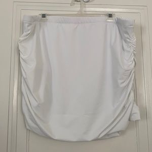 White Swim Skirt